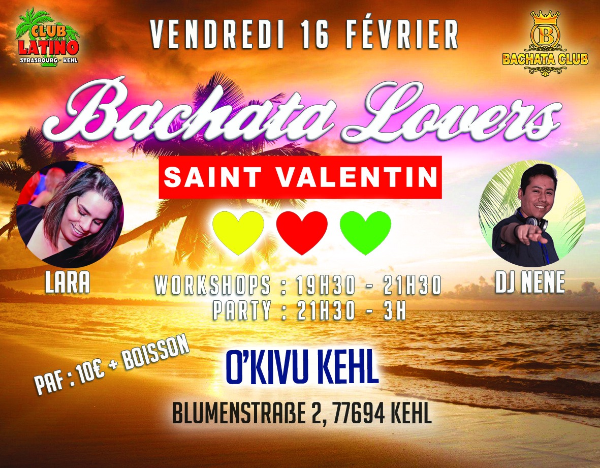 💘 BACHATA LOVERS 💘 Soirée Saint-Valentin