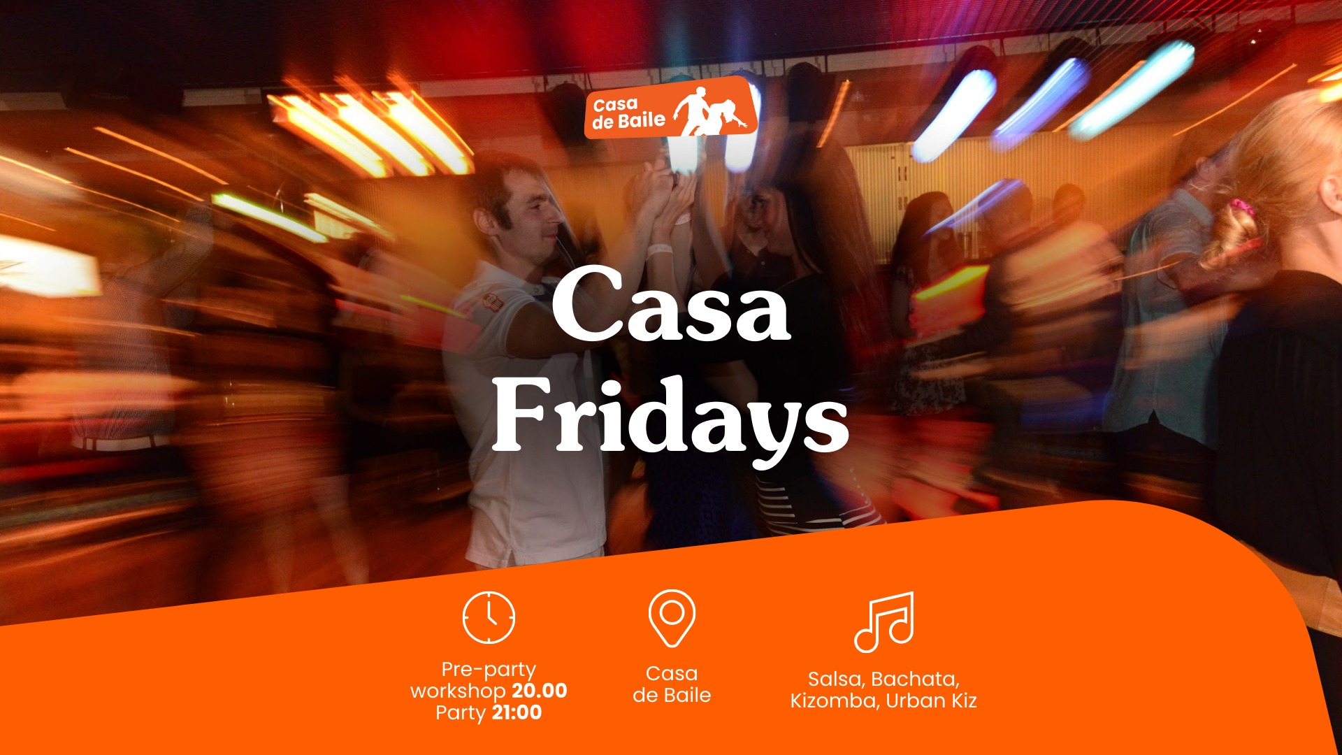 Casa Fridays - Salsa, Bachata, Kizomba, West Coast Swing PIDU igal reedel