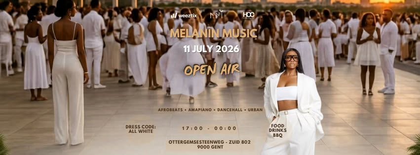 MELANIN MUSIC OPEN AIR - ALL WHITE