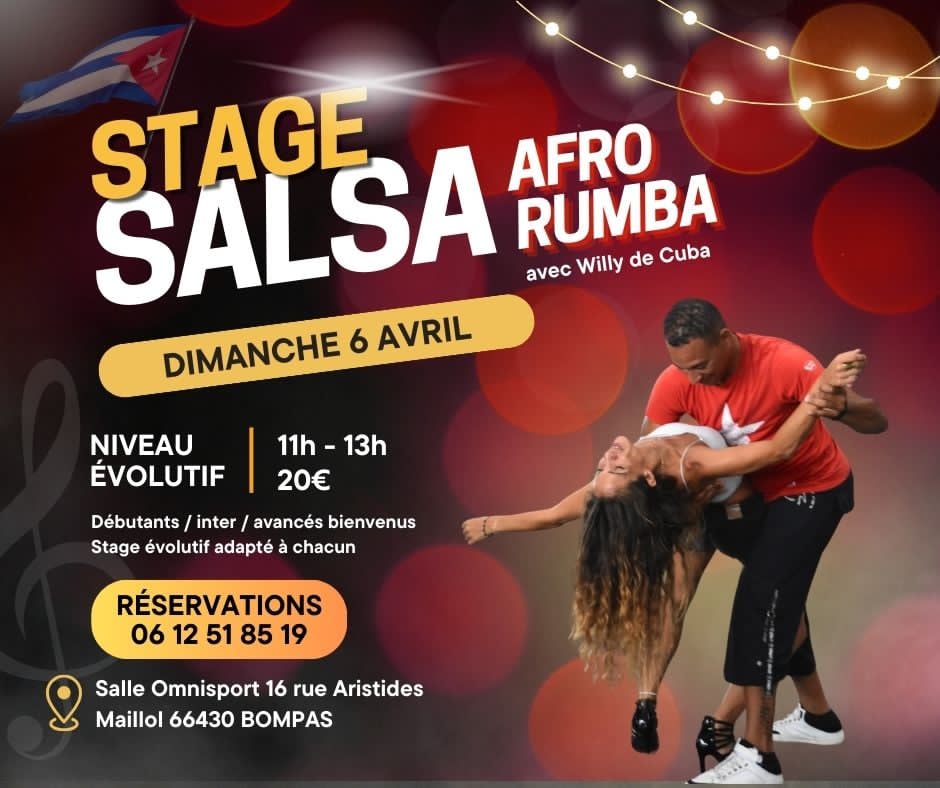 Stage salsa afro rumba