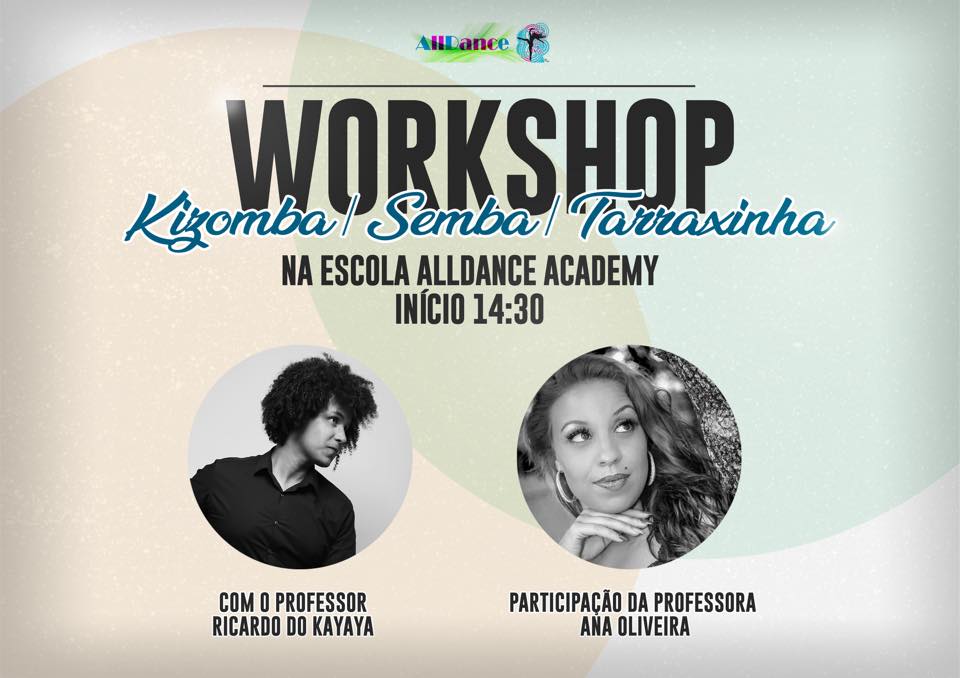Workshop Tarraxinha, semba, semba com o professor Ricardo do Kayaya