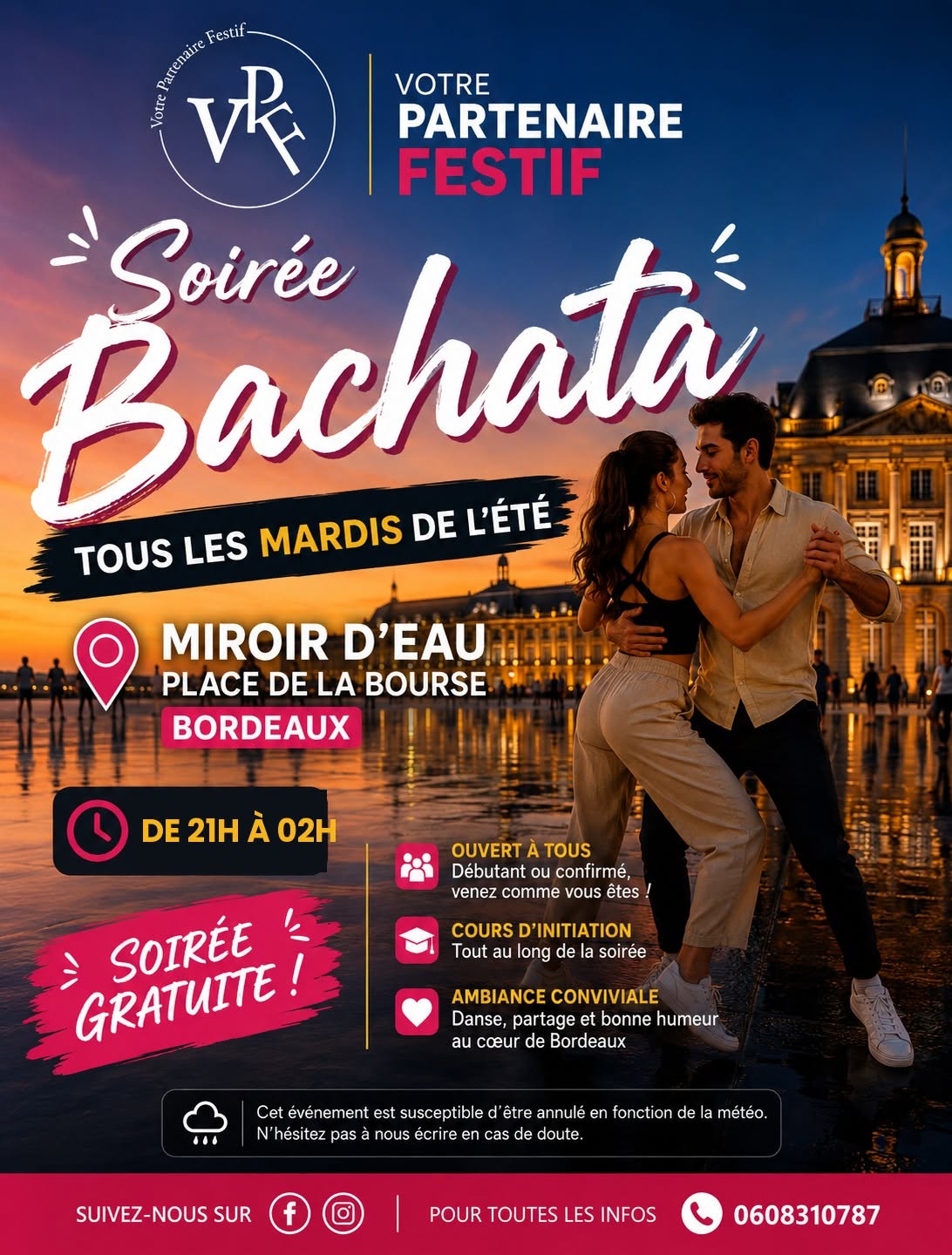 Bachata miroir d'eau