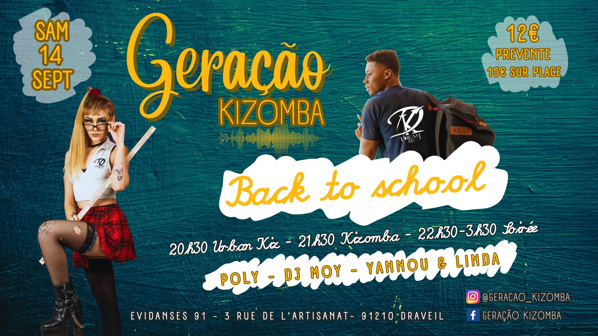 SOIREE GERACAO KIZOMBA - BACK TO SCHOOL