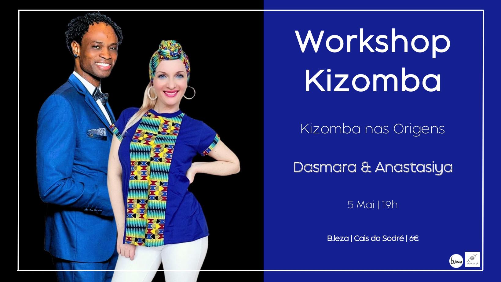Danças no B.leza 5 Mai Kizomba nas Origens Dasmara & Anastasiya
