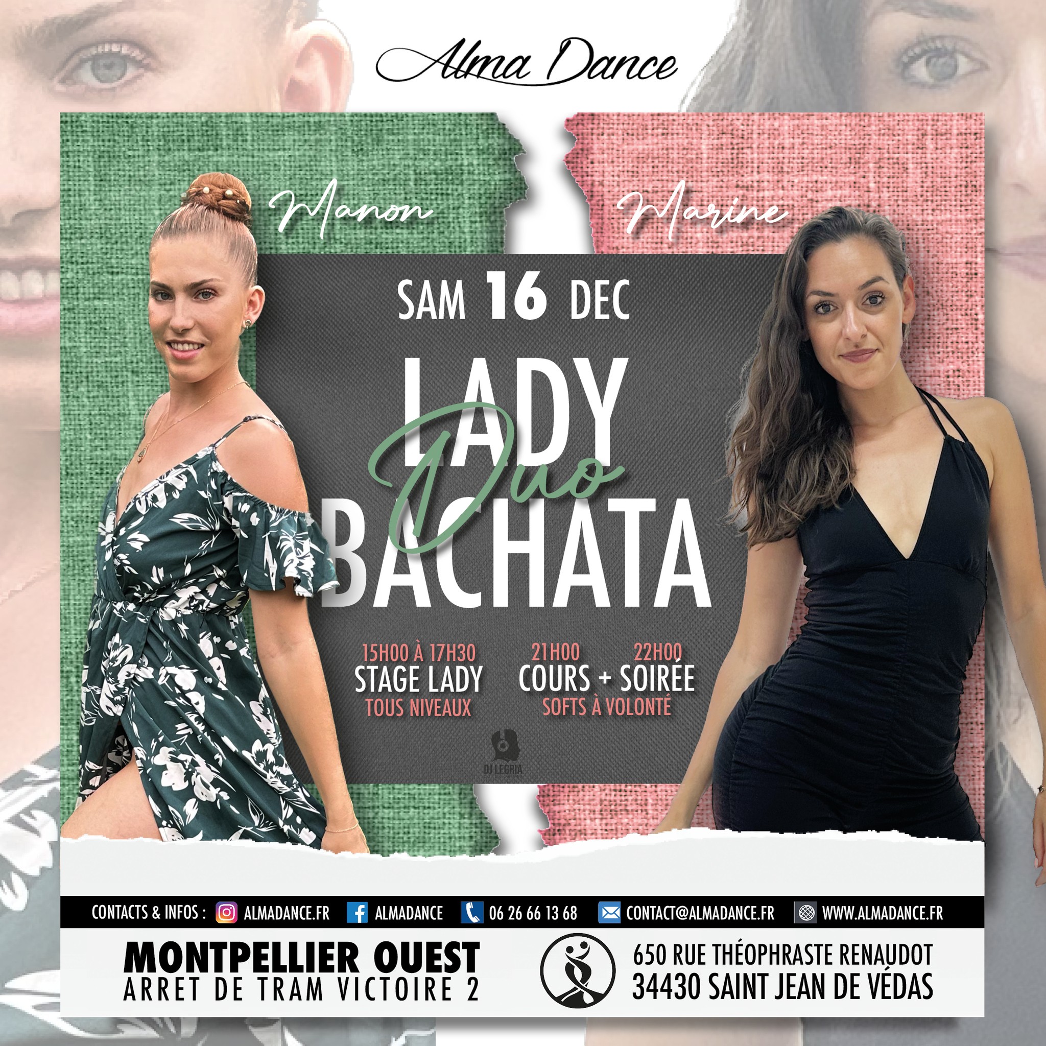 STAGE LADY BACHATA + SOIRÉE BACHATA - ALMADANCE.FR