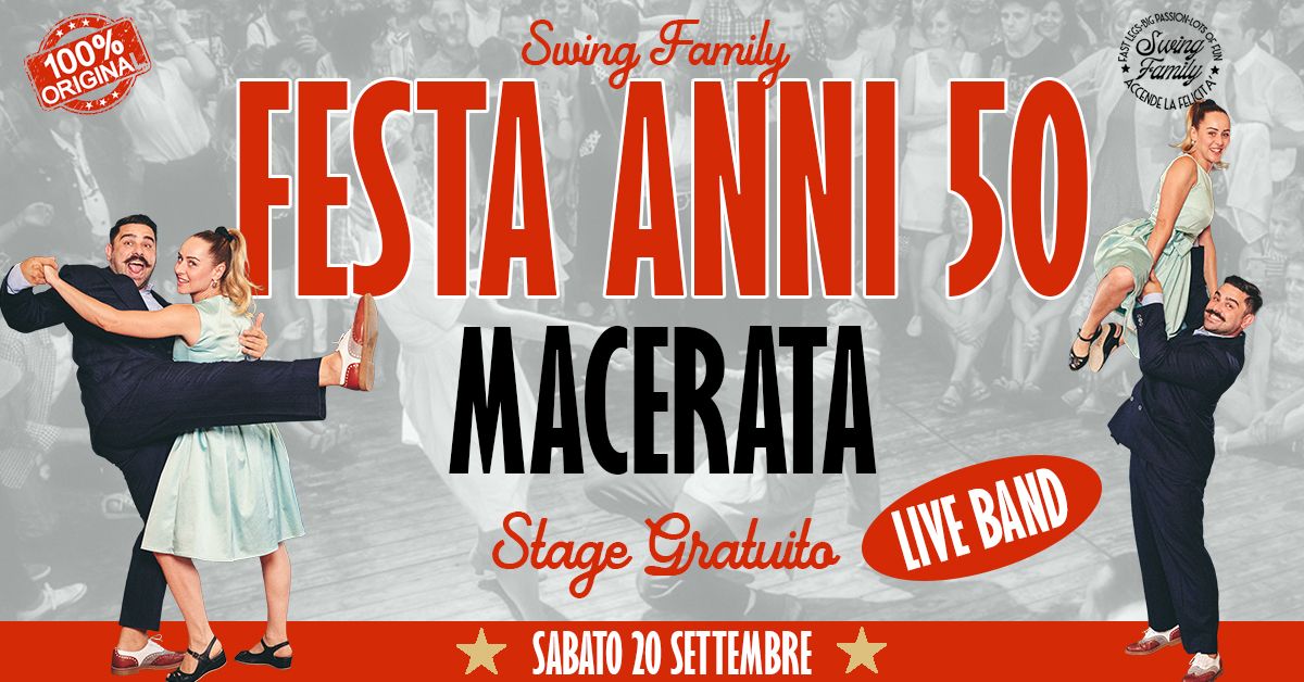 ⭐Festa anni 50 - MACERATA⭐
