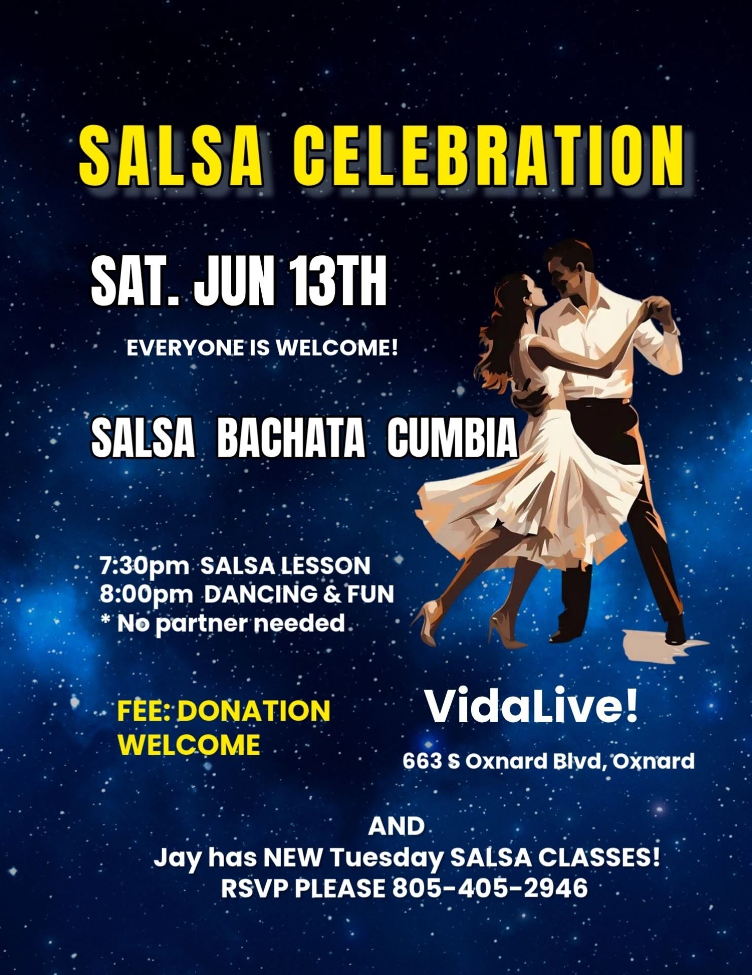 Salsa Celebration ** Sat June 13