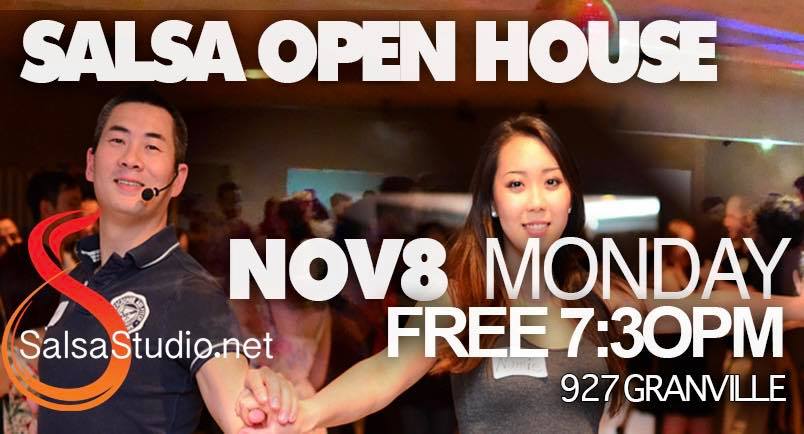 Free Salsa Open House November 8