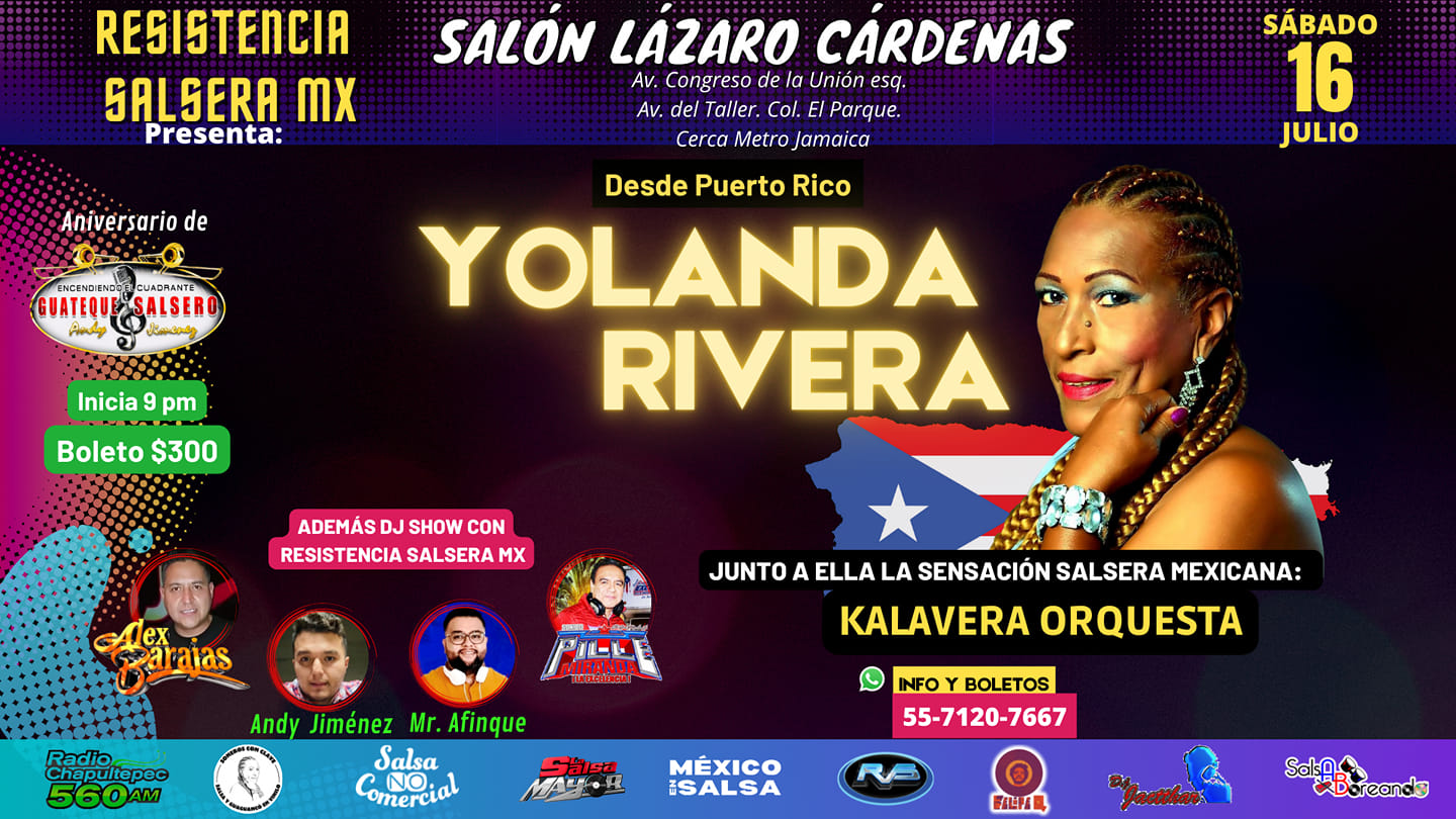 Yolanda Rivera en el Salón Lázaro Cárdenas