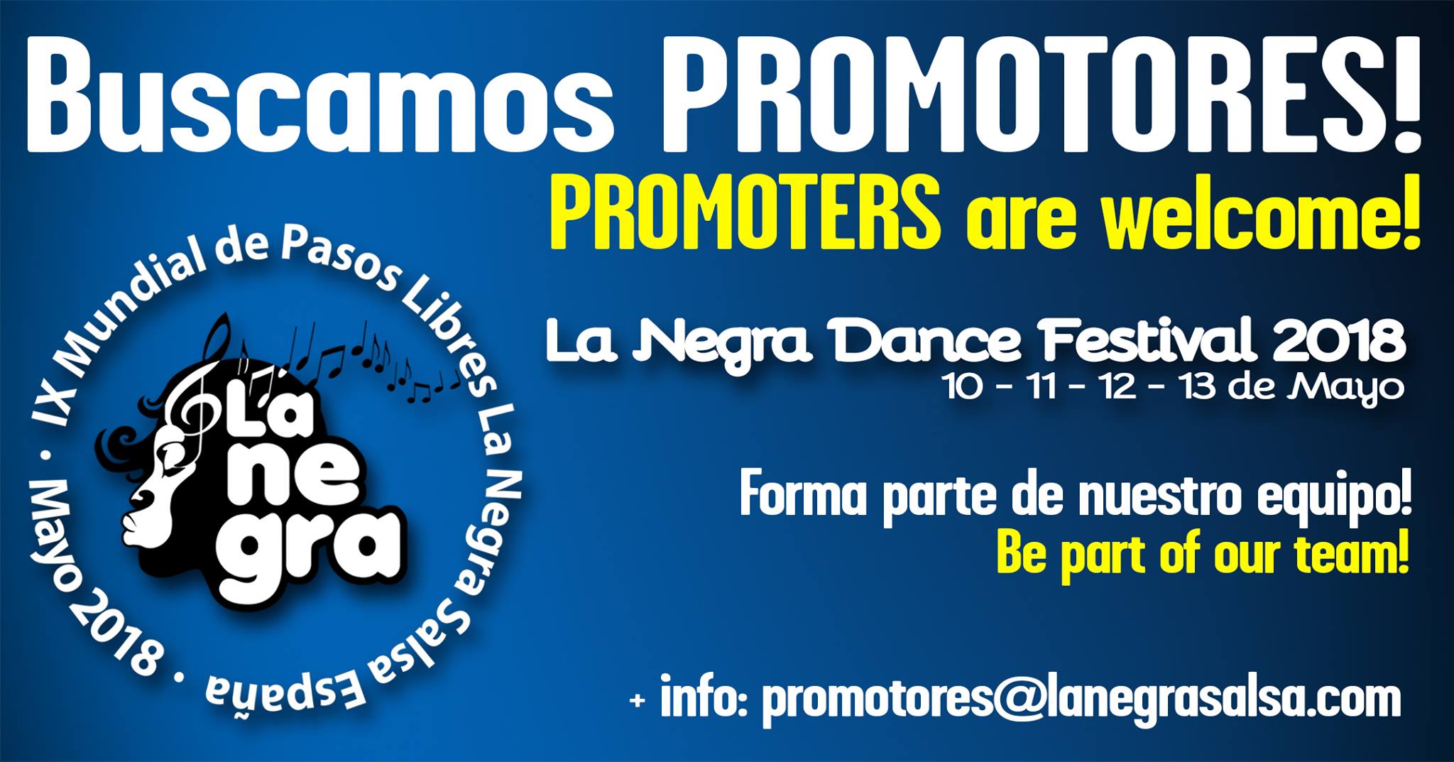 Buscamos Promotores! Forma parte de nuestro equipo