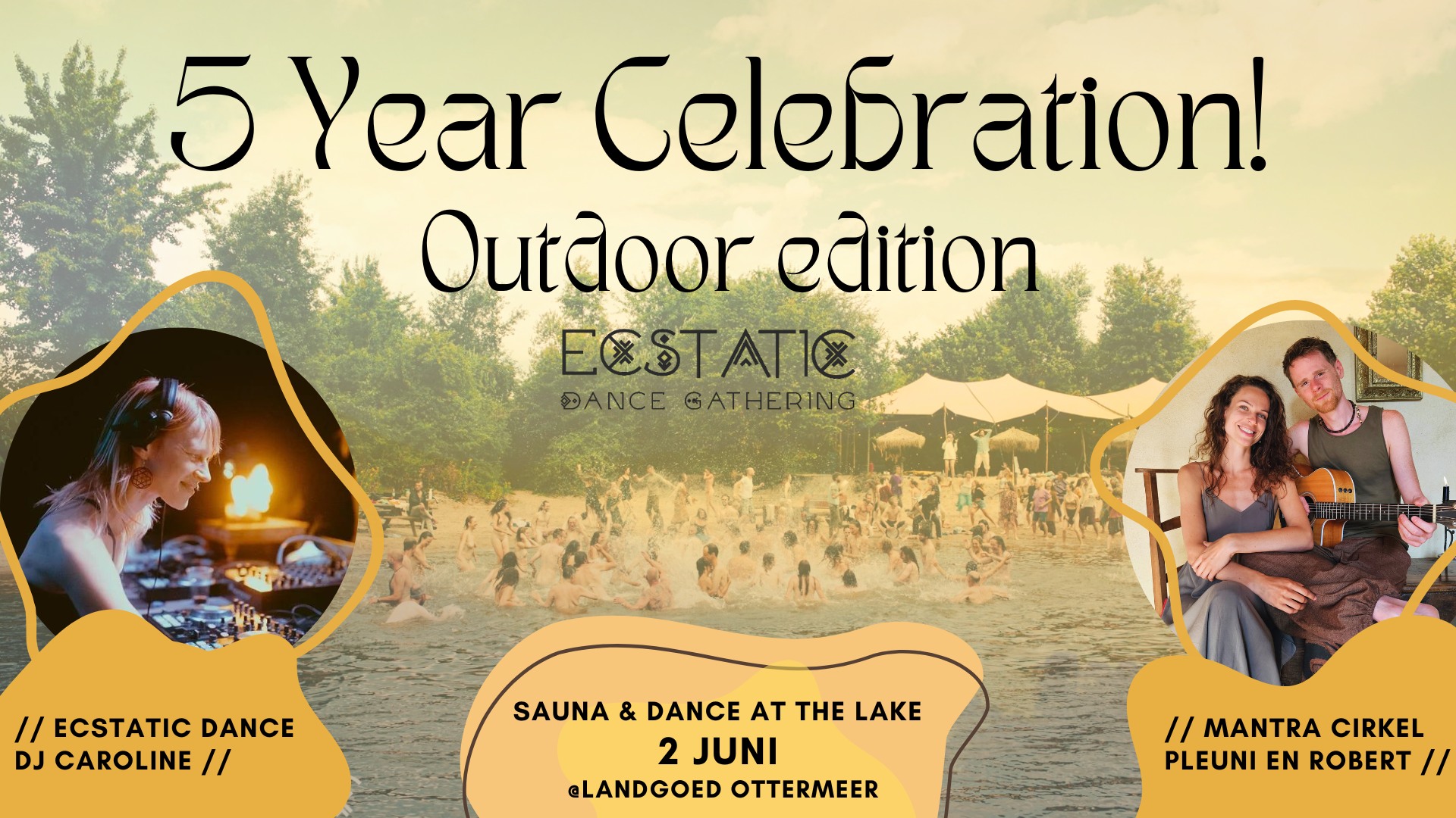 5 Year Celebration - Outdoor edition - Ecstatic Dance & Mantra Cirkel - 2 juni