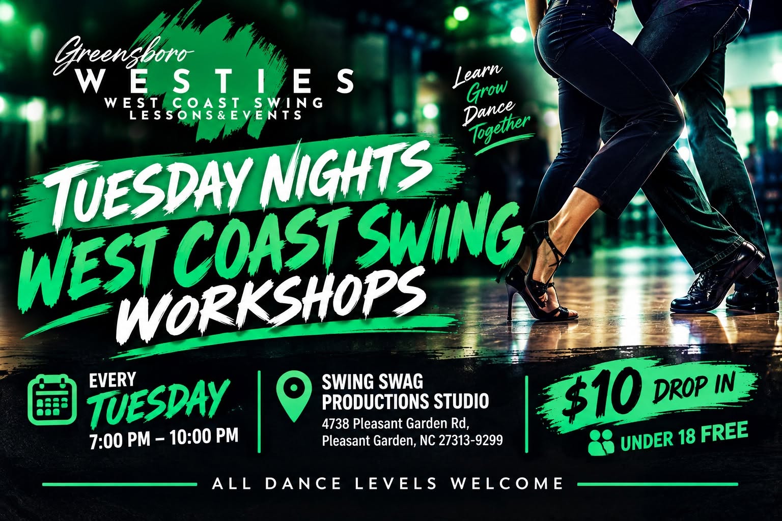 West Coast Swing Workshops and Social