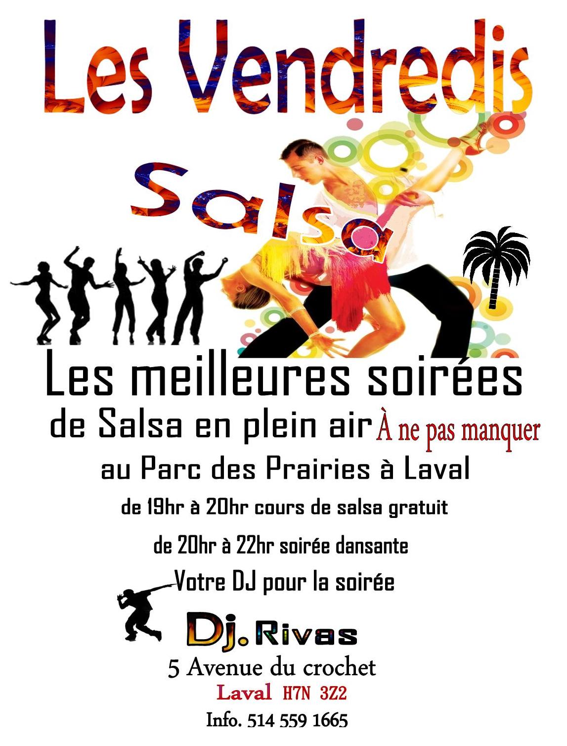 Les vendredis salsa en Laval