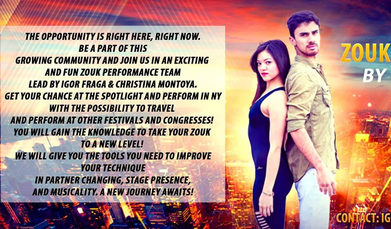 Igor and Christina Zouk Performance Team