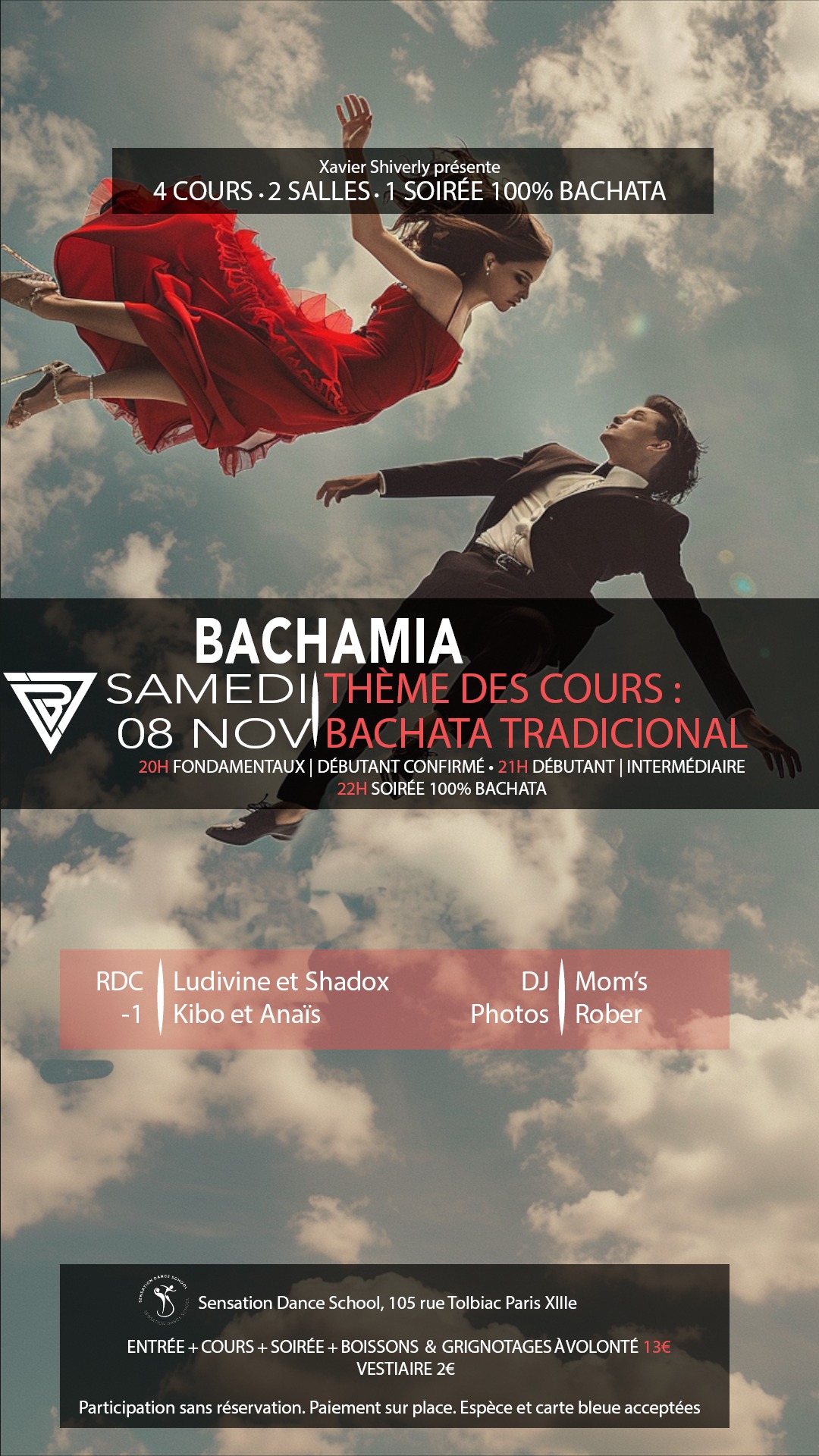 Bachamia bachata Tradicional - Ludivine et Shadox - Kibo et Anais - Rober 📸 - DJ Mom's