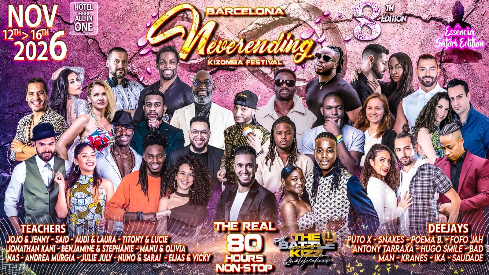 Neverending Kizomba Festival BARCELONA 2026 - Ven con Elsa y Sergi