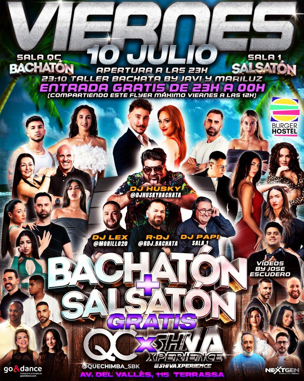 💥💥 VIERNES 3 DE JULIO CON ENTRADA GRATIS* 💥💥 QC ❌ SHIVA 💥💥