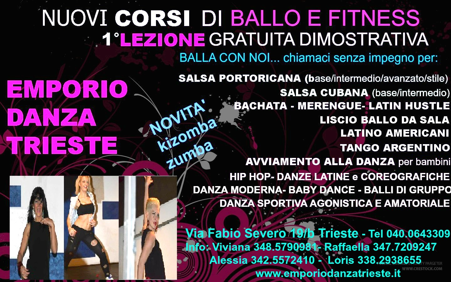 Iniziano i nuovi corsi EMPORIO DANZA TRIESTE