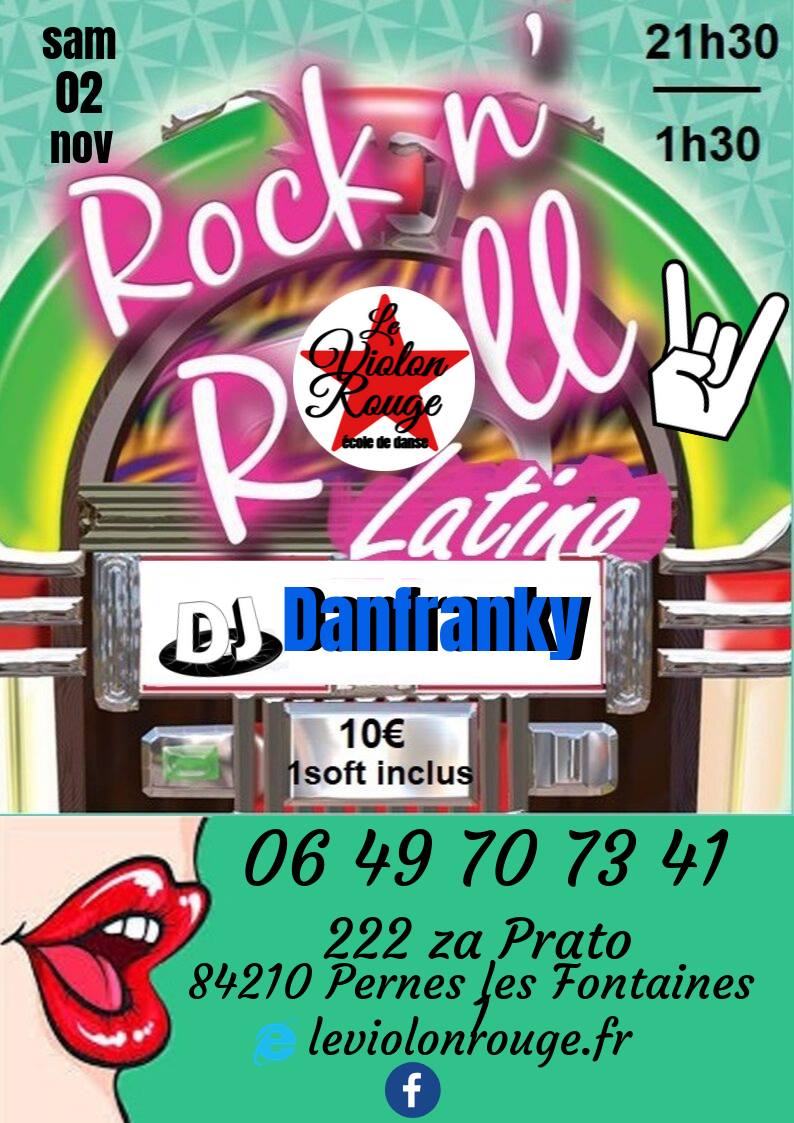 Soirée Rock latino mix Danfranky au Violon Rouge