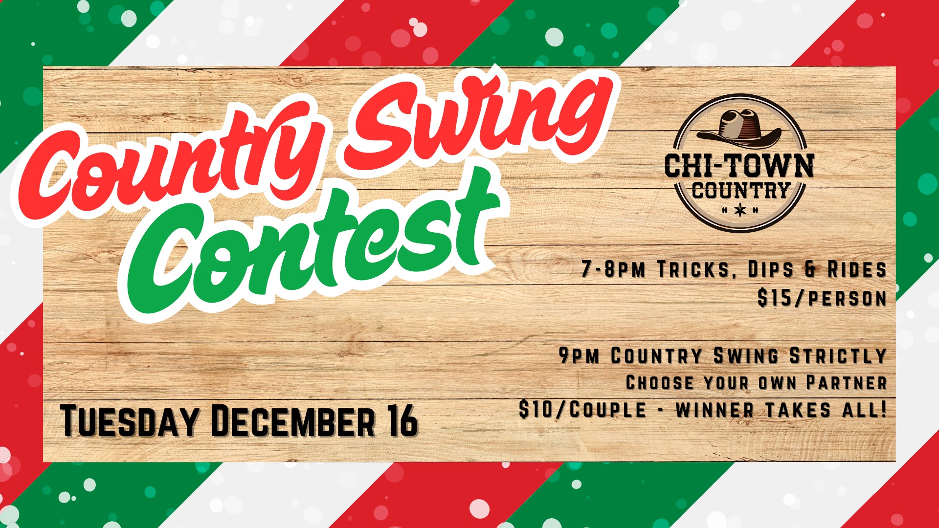COUNTRY SWING CONTEST! CASH PRIZES + DIPS AND TRICKS LESSON! COUNTRY SWING & LINE DANCING!