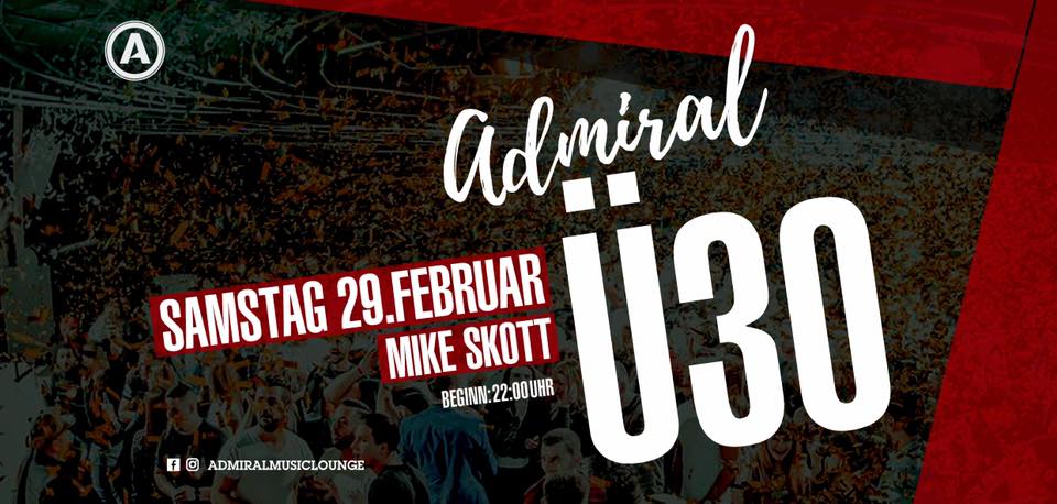 Admiral Ü30 Clubbing