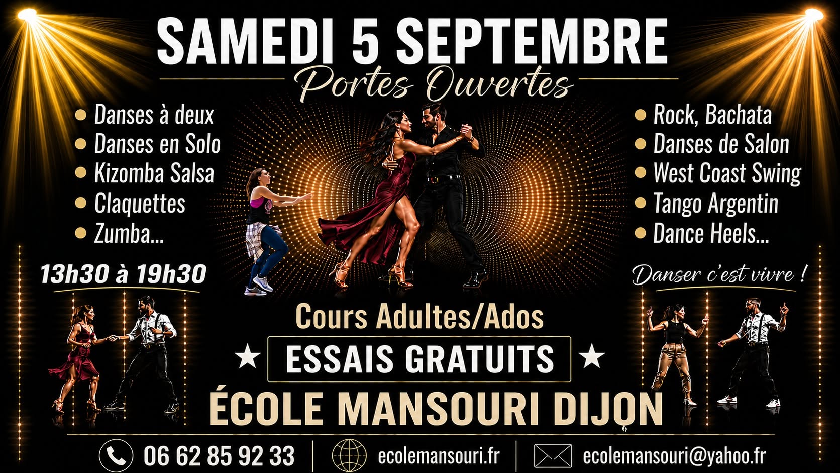 PORTES OUVERTS : Visites des locaux, renseignements, initiations gratuites !