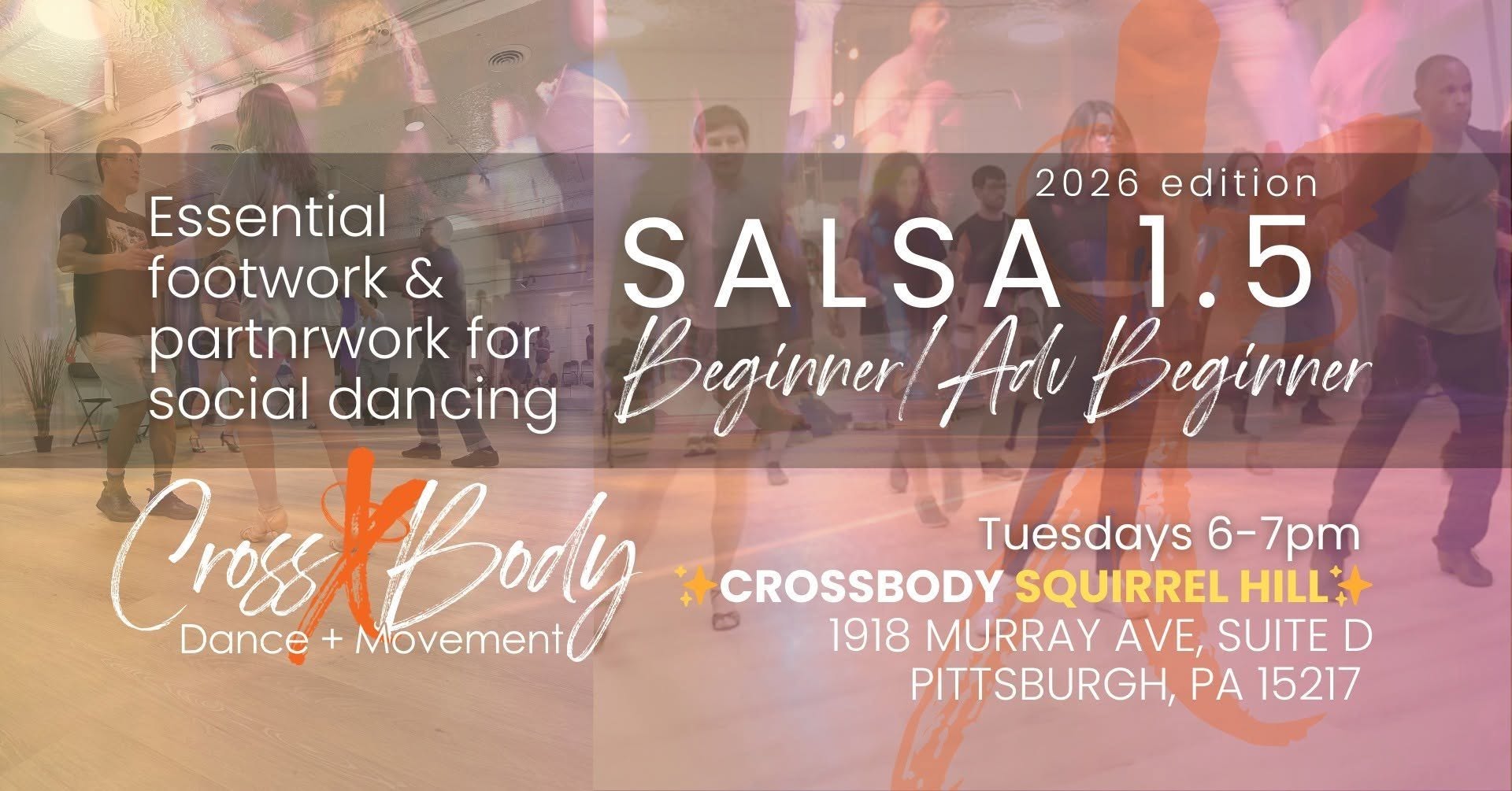 Salsa 1.5 Beginner Adv Beginner with Rachel and Vincent