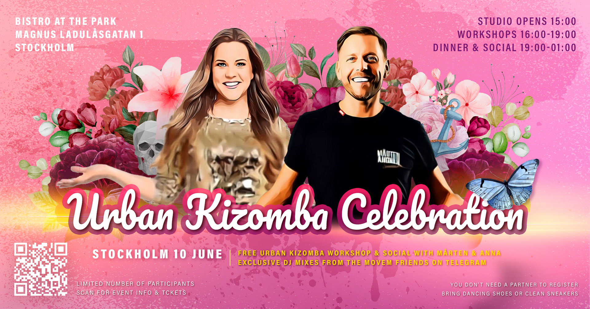 Urban Kizomba Celebration in Stockholm with Mårten & Anna