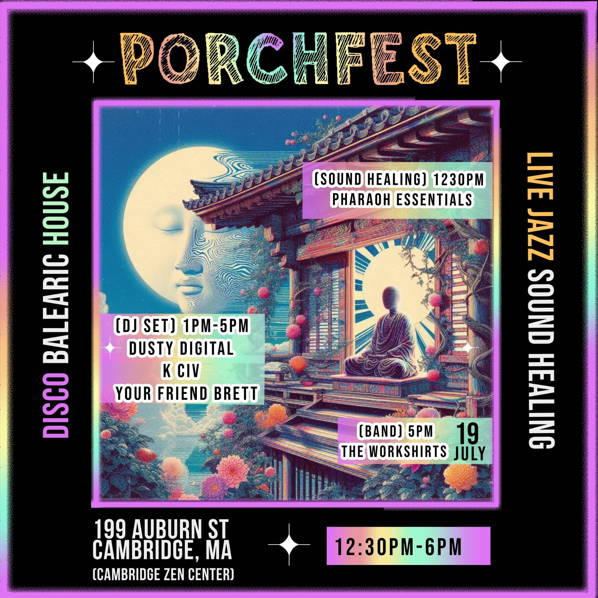 Cambridge Porchfest (Disco House and Zen)