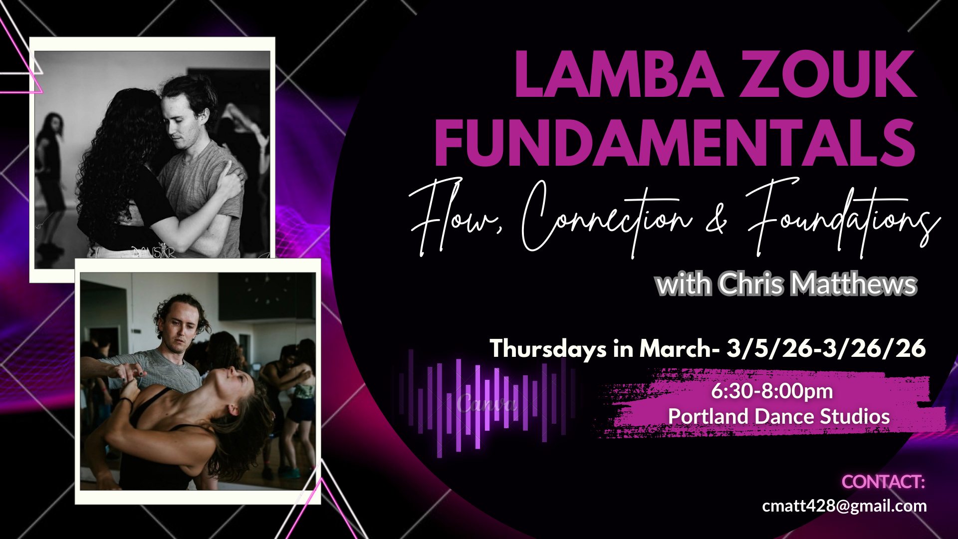Lambazouk Fundamentals: Flow, Connection & Foundations- 1 month special series w Chris Matthews!