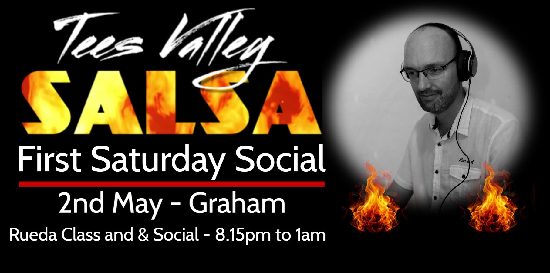 Tees Valley Salsa - First Saturday Social - May with Graham