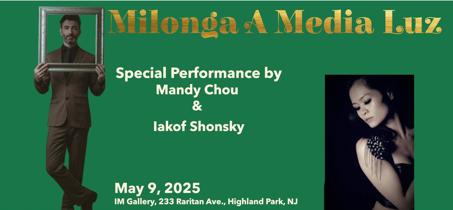 Milonga A Media Luz with Mandy Chou & Iakof Shonsky