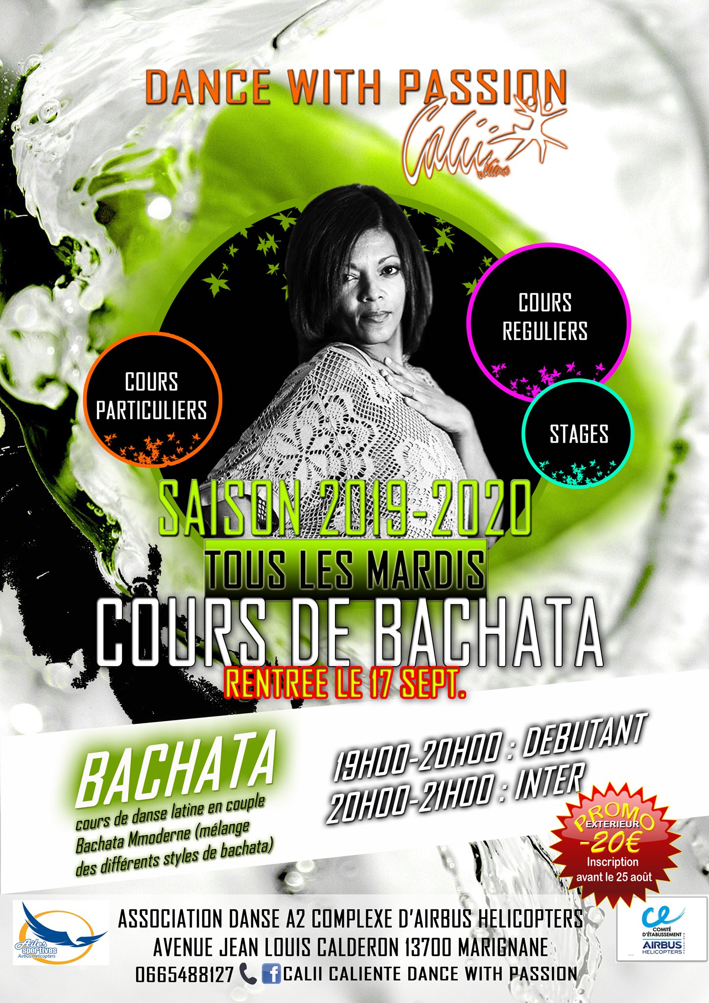Rentree 2019-2020 Cours de Bachata Avec Calii
