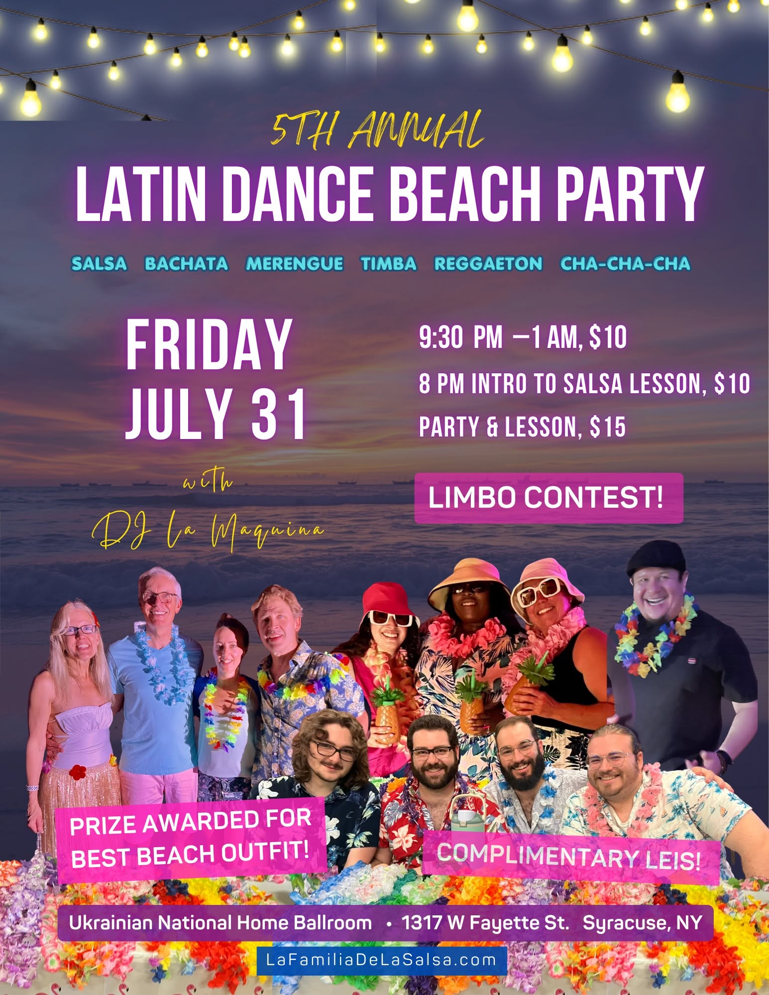 La Familia's 5th Annual Latin Dance Beach Party