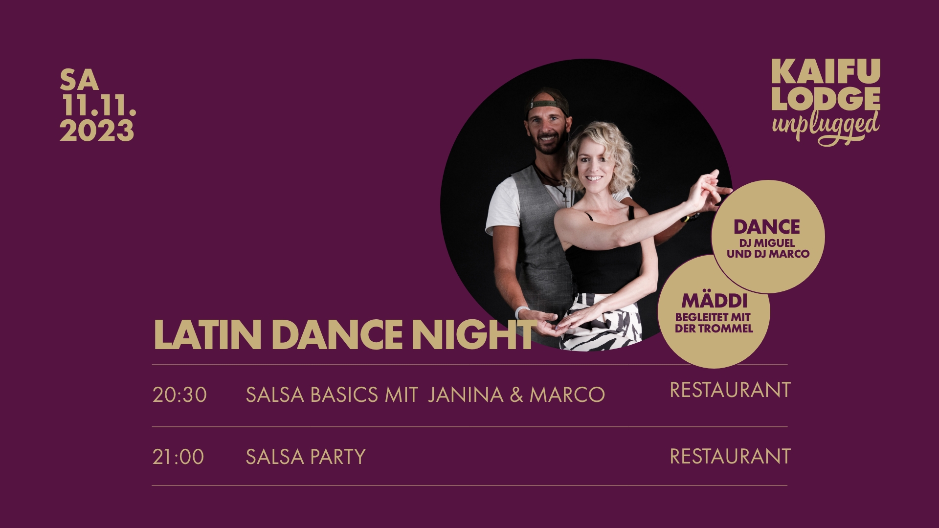LATIN DANCE NIGHT: Best of Salsa 11.11.2023