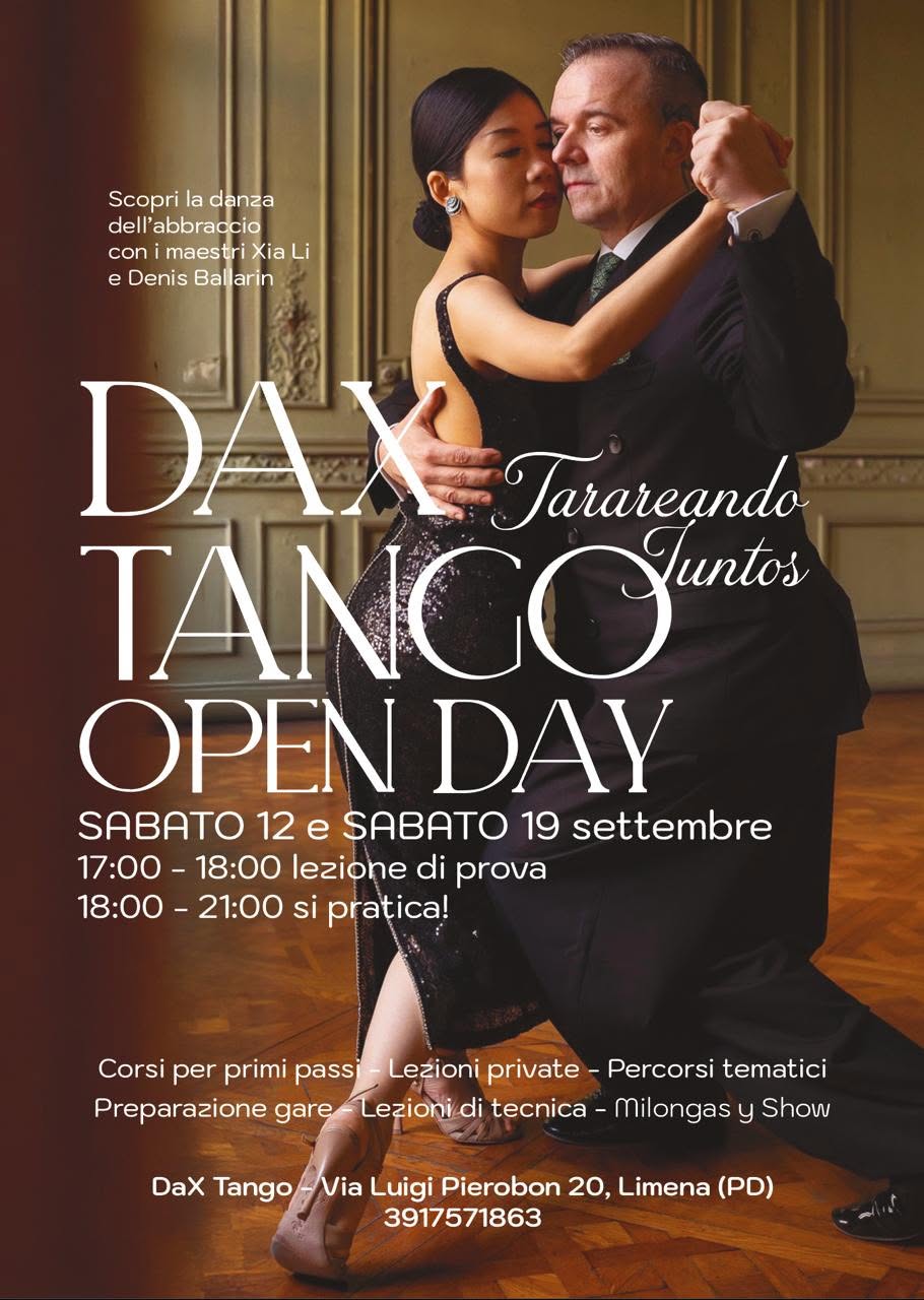 OPEN DAY Il tango argentino inizia qui primi passi e pratica