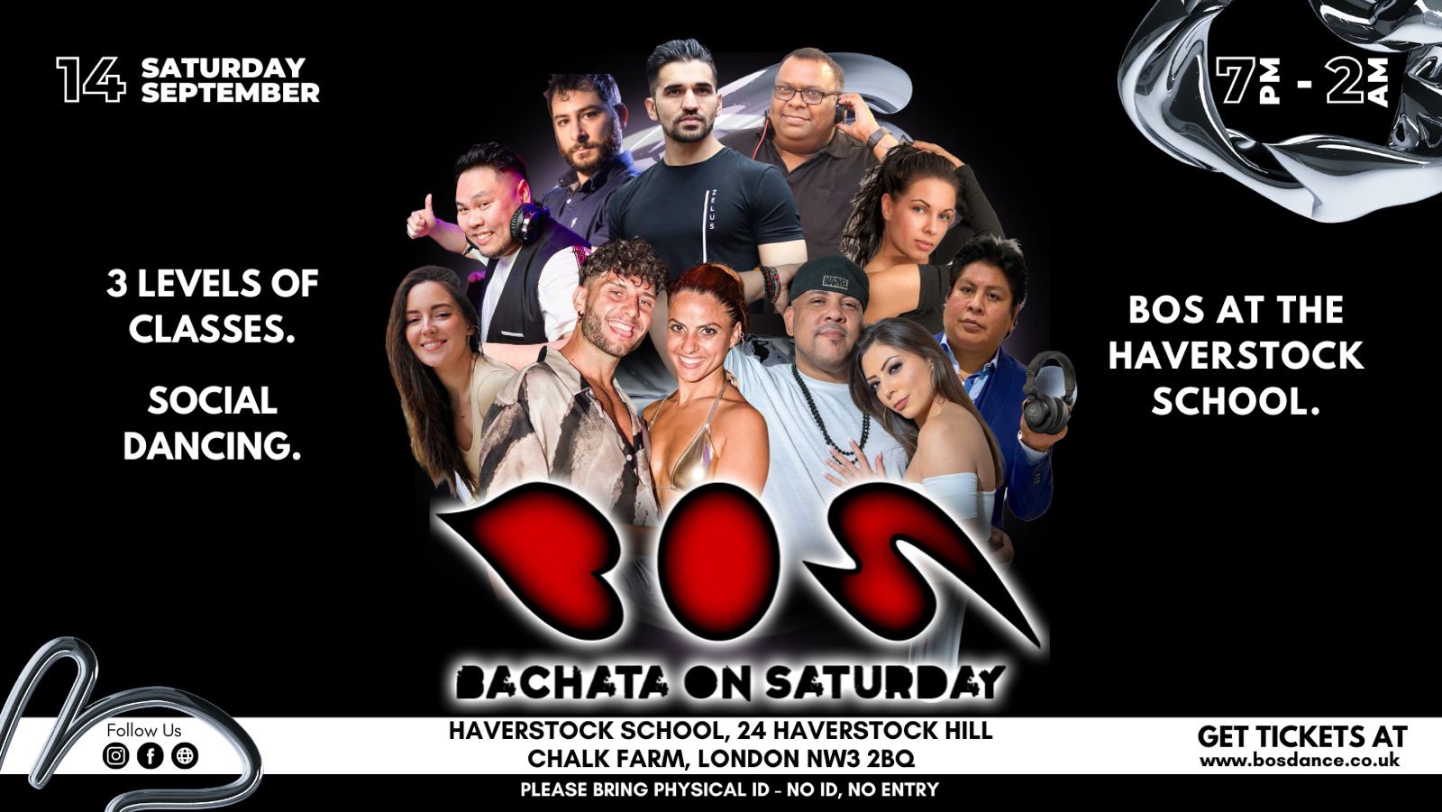 BOS - Bachata On Saturday @ Haverstock School!