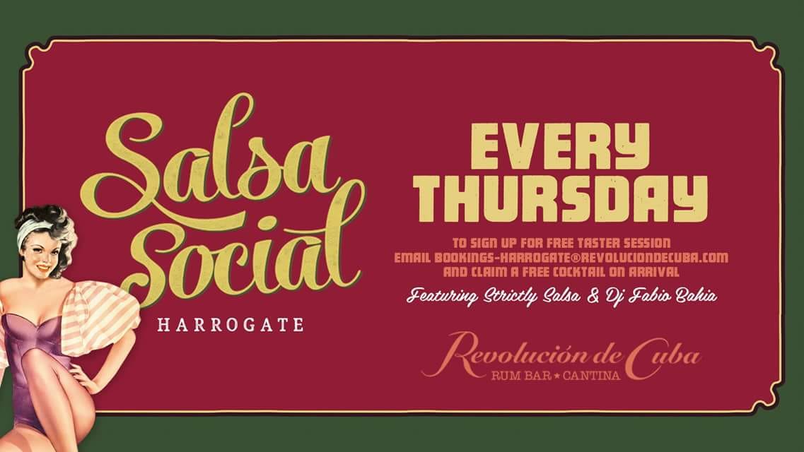 Salsa Social Harrogate, Dj Fabio Bahia & Classes With Trisha Lee