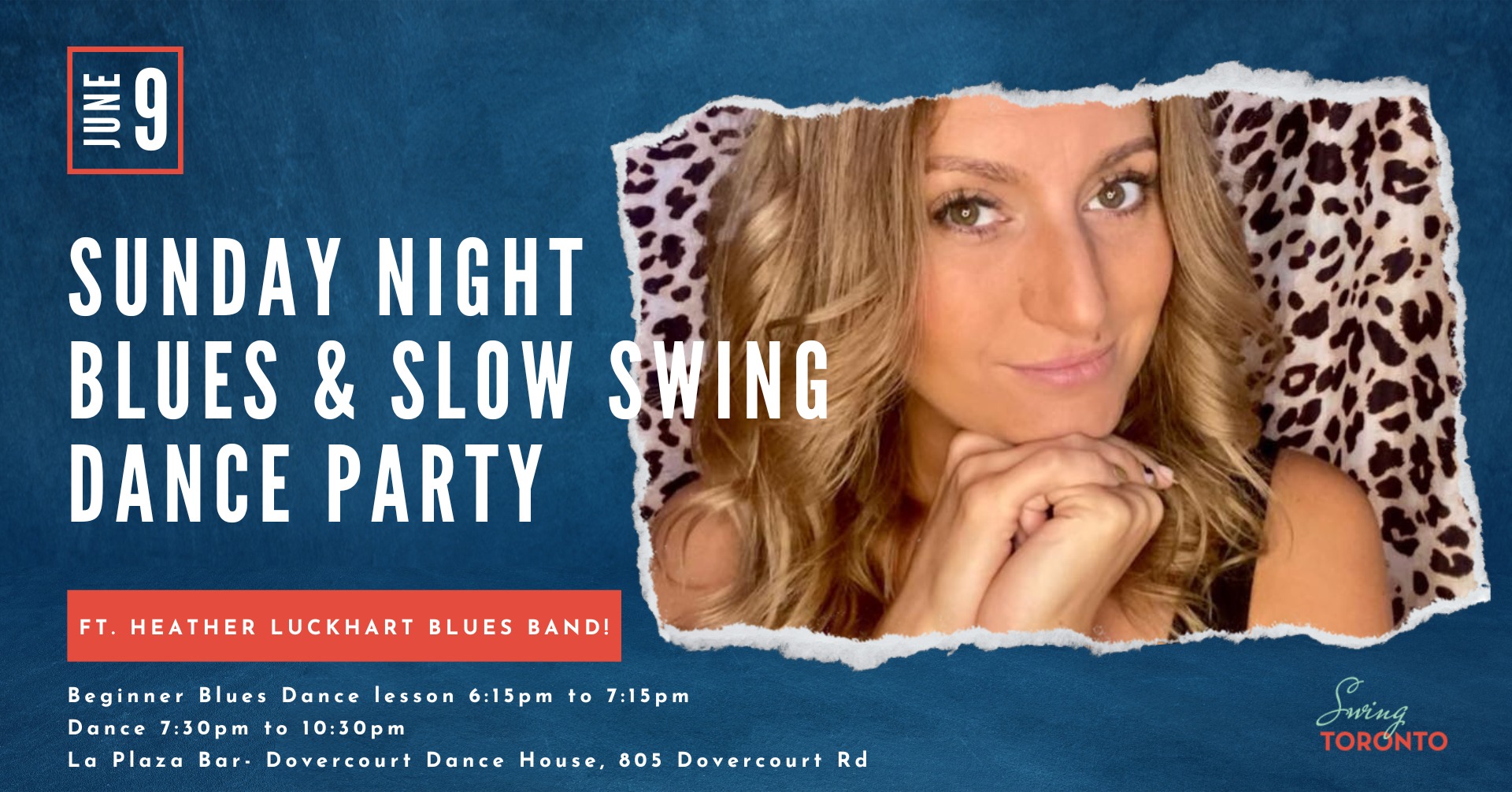 Blues & Slow Swing Party ft Heather Luckhart Blues Band! Beginner Lesson & Dance Party!