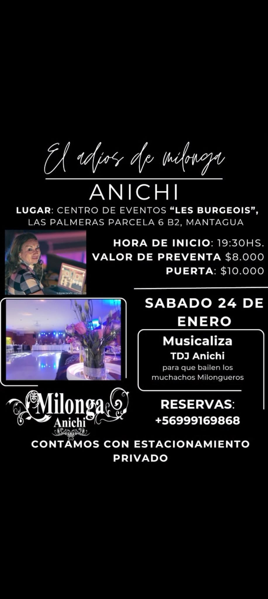 18°Aniversario de Milonga Anichi en Centro de eventos Les Bourgeois