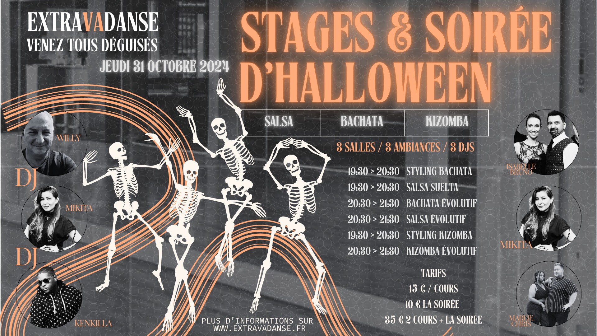 Stages et soirée SBK d'halloween
