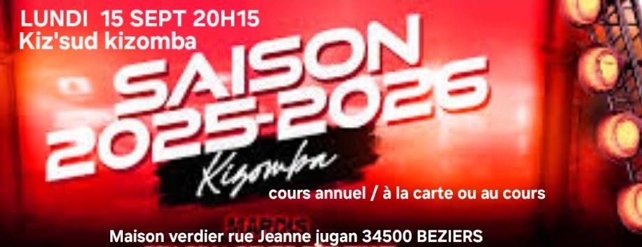 Rentrée kizomba sur Béziers