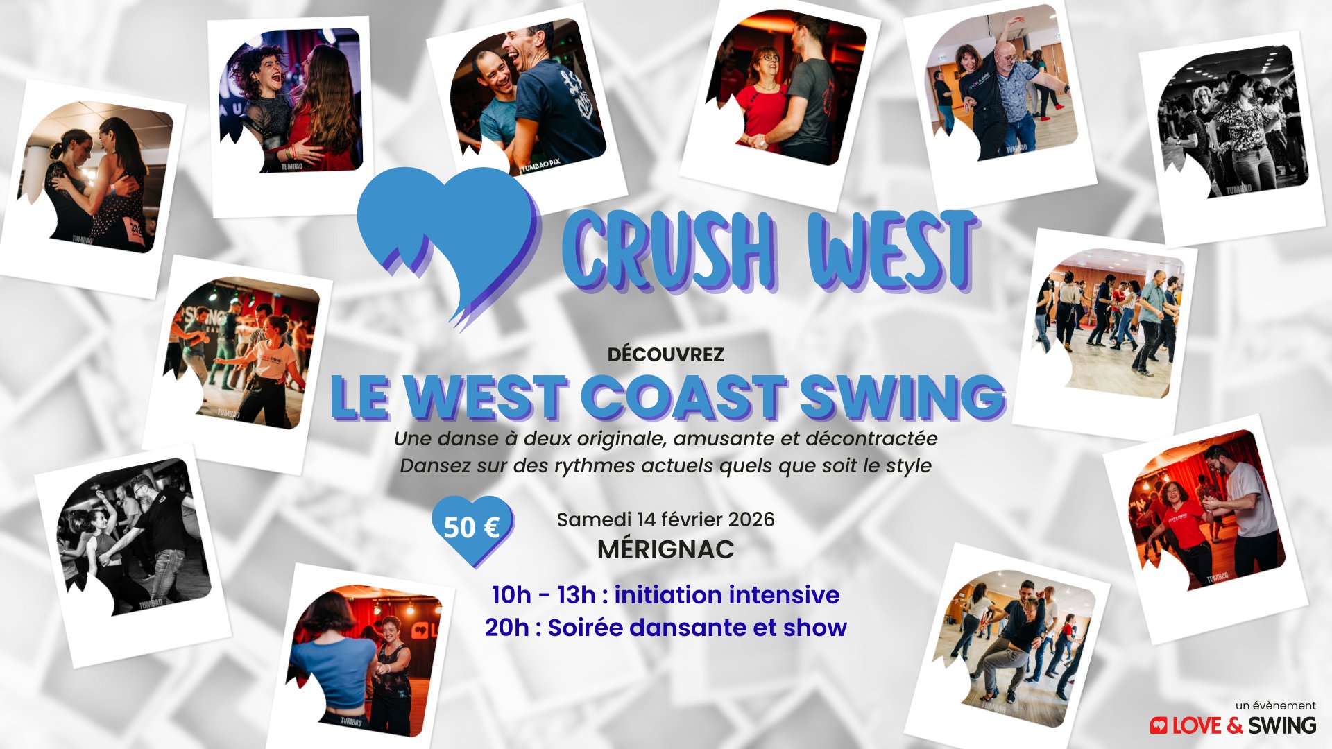 Crush West - Initiation intensive de West Coast Swing