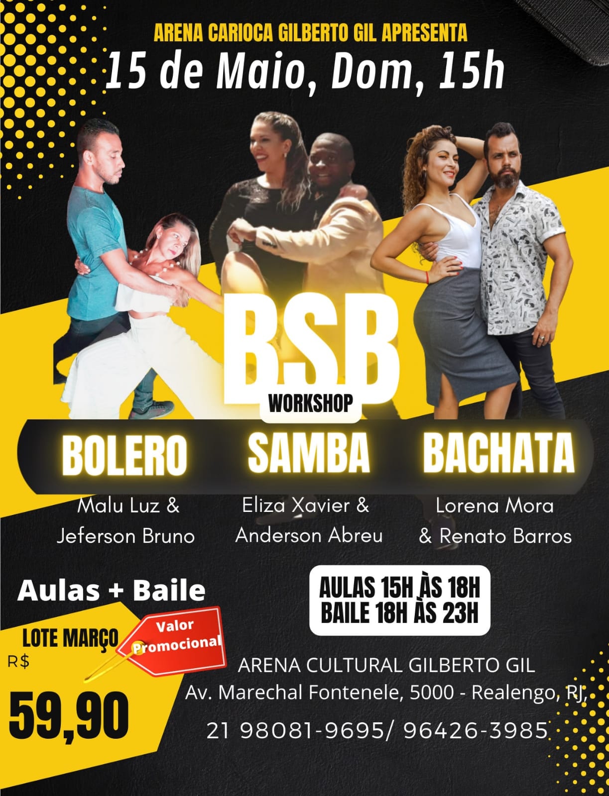 BSB Workshop Bolero Samba & Bachata