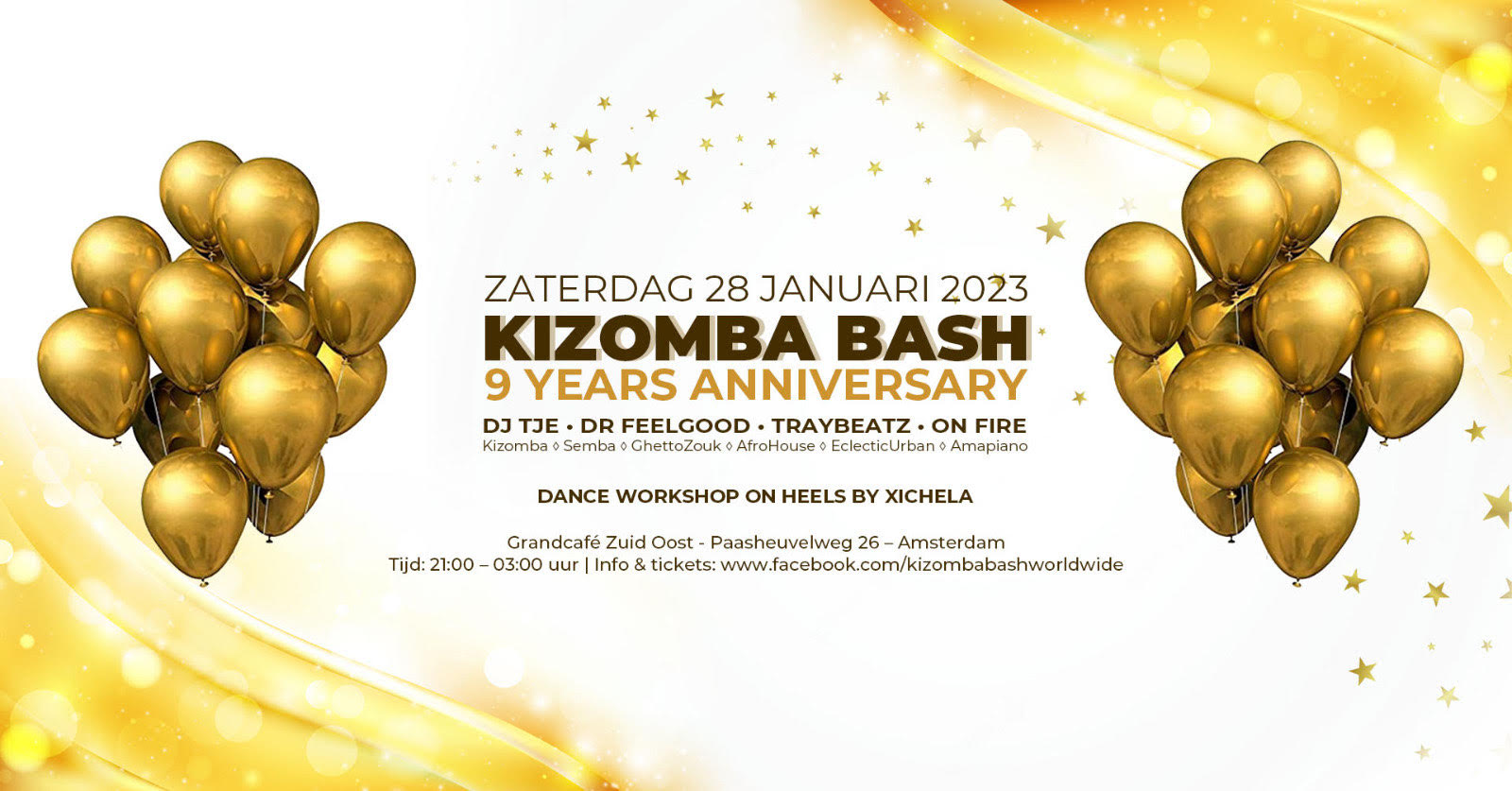 KIZOMBA BASH 9 YEARS ANNIVERSARY - AMSTERDAM