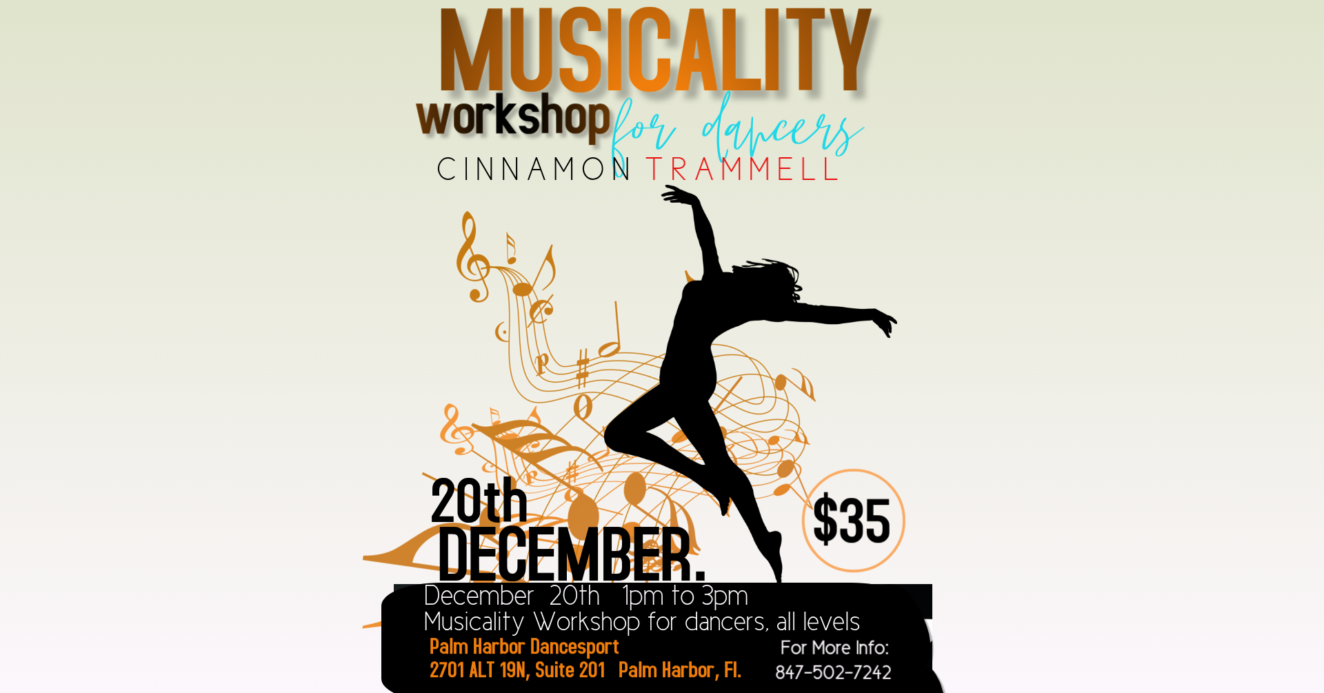 Musicality Workshop for Dancers with Cinnamon Trammell