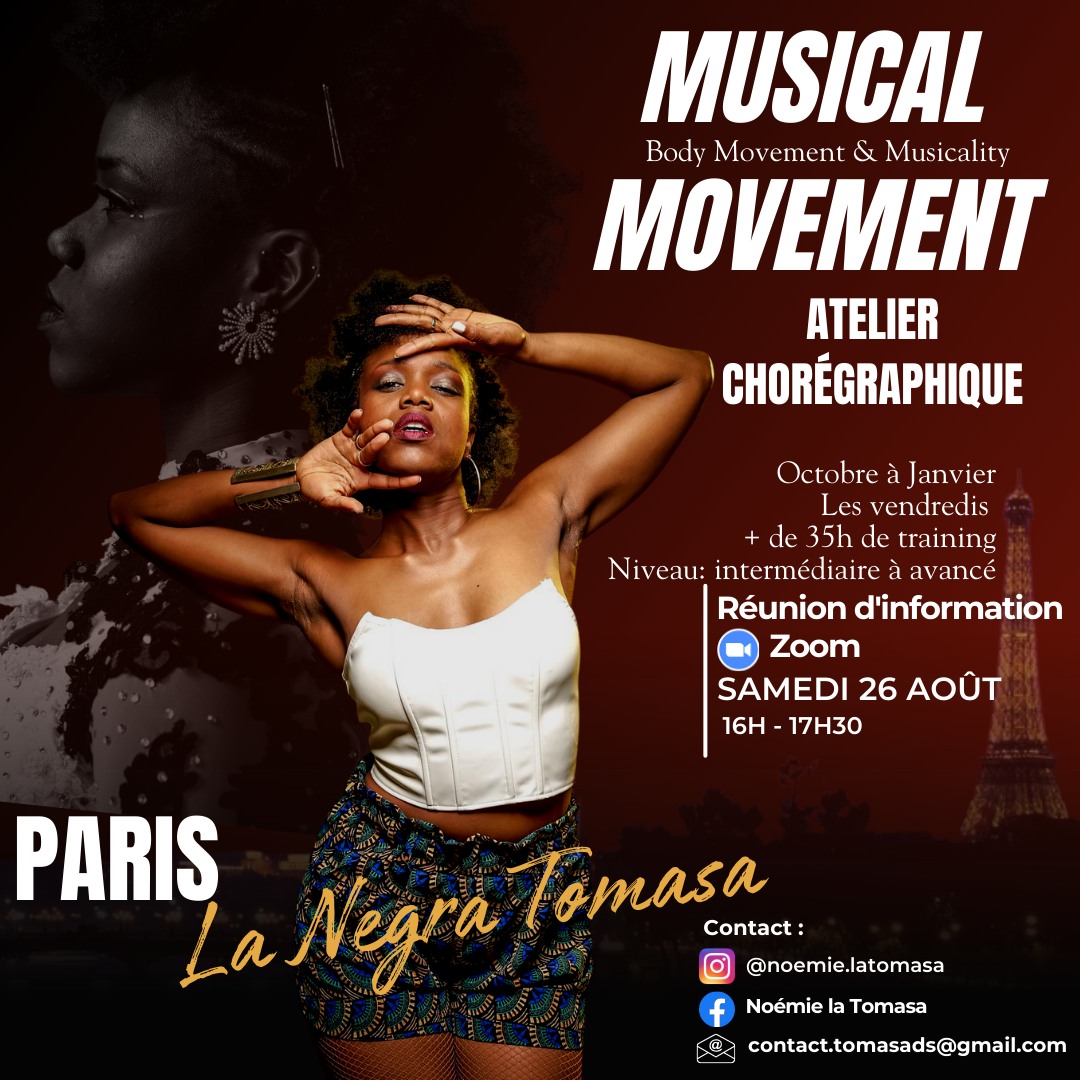 ATELIER CHOREGRAPHIQUE by Tomasa in Paris - Réunion d'information online