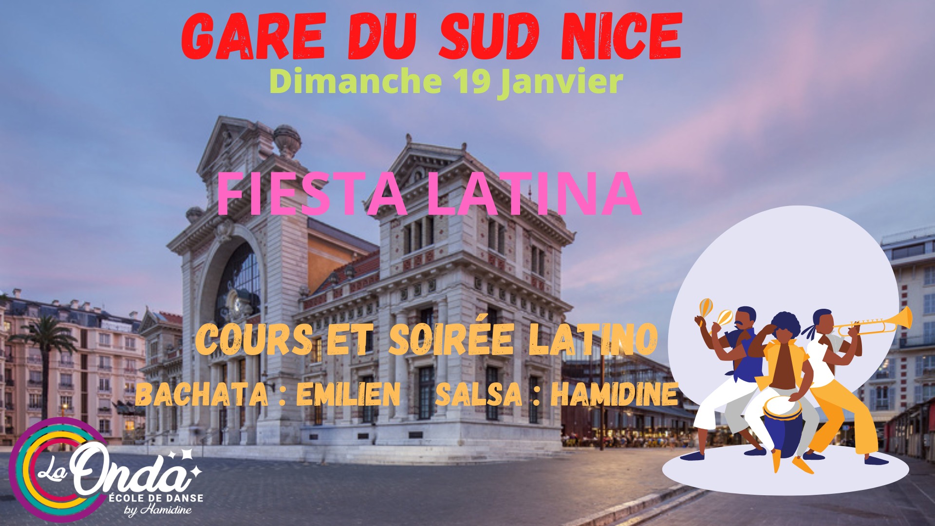 Fiesta Latina a la Gare du sud