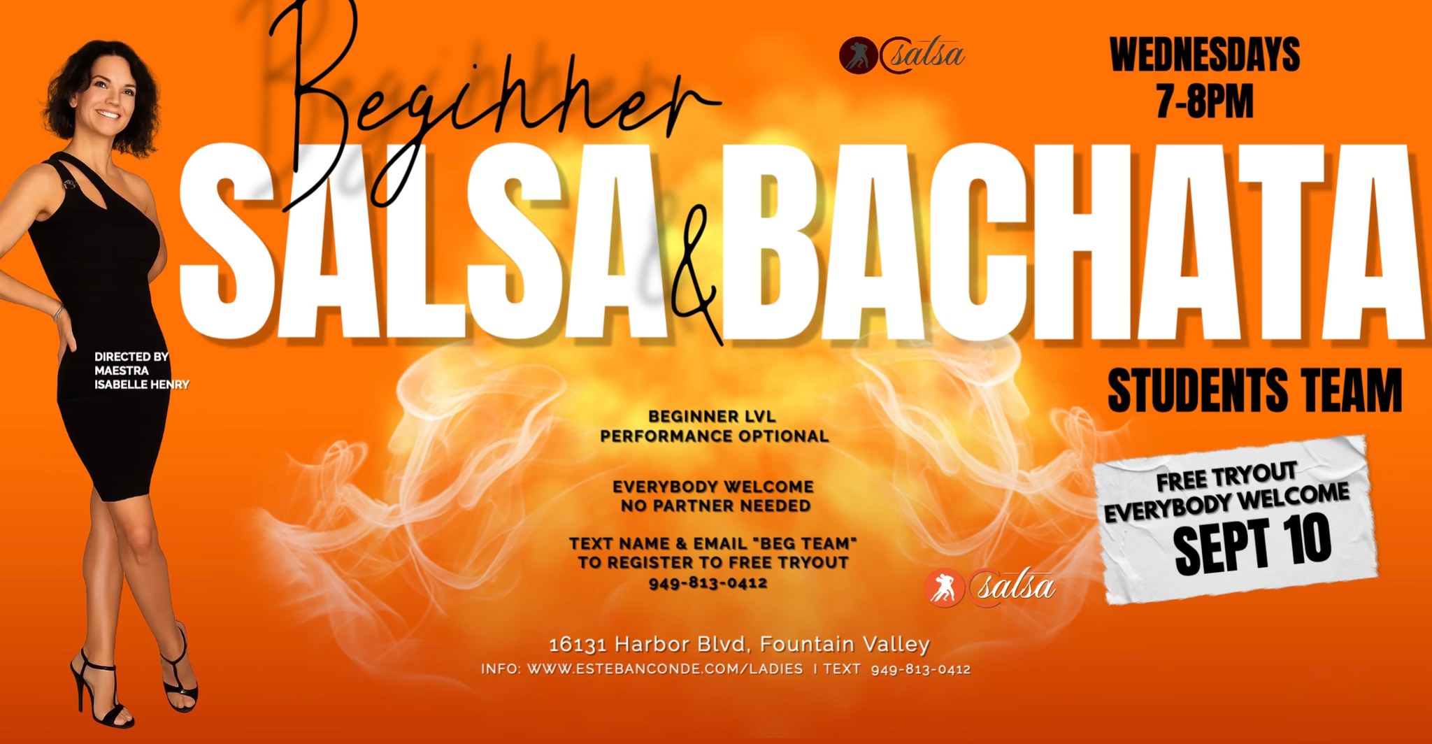 BEGINNER Salsa & Bachata STUDENTS Team