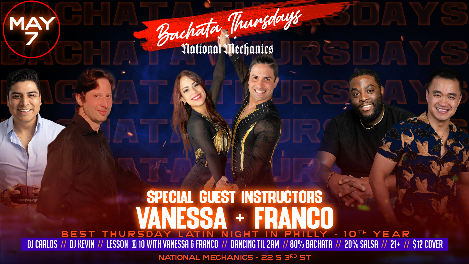 Bachata Thursdays - MAY 7